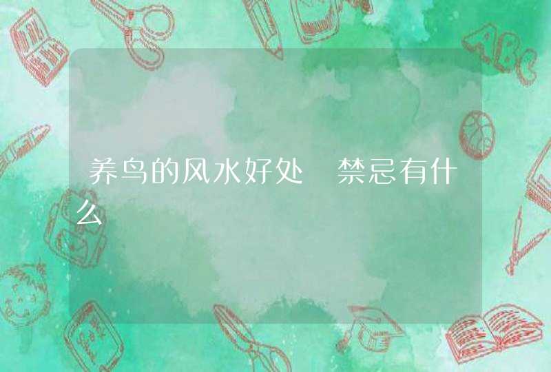 养鸟的风水好处 禁忌有什么